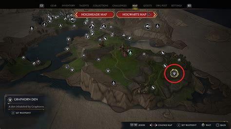 Hogwarts Legacy Graphorn Den Location Empty