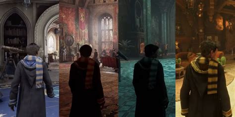 Hogwarts Legacy Common Rooms Ranked Comparison Slytherin Hufflepuff