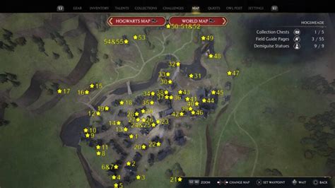 Hogwarts Legacy Hogsmeade Field Guide Page Locations