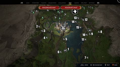 Hogwarts Legacy All Merlin Trials South Hogwarts