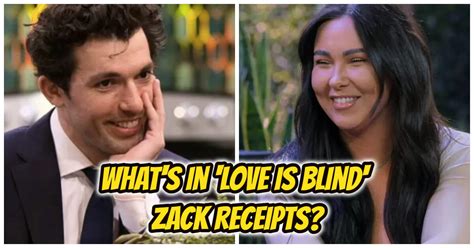 Love Is Blind Season 4 Zack Receipts Confusing