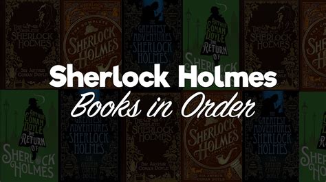 Sherlock Holmes Books Story Order Release Chronological