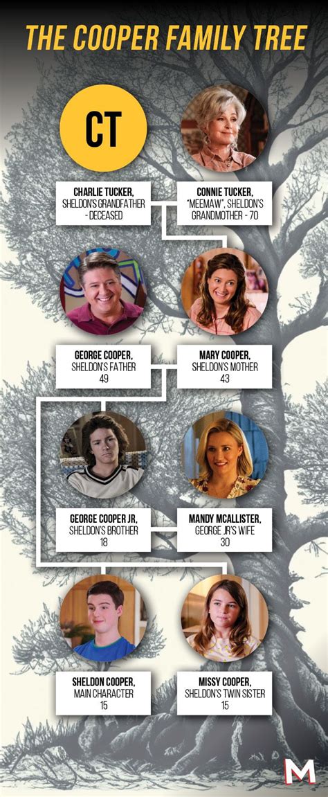 Sheldon Cooper Family Tree Big Bang Theory