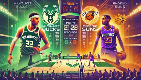 Milwaukee Bucks Vs Phoenix Suns Match Player Stats