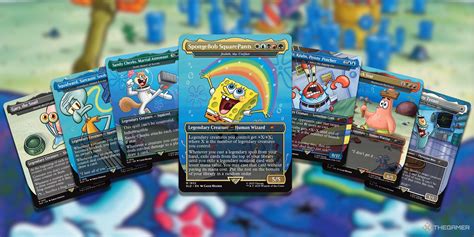 Magic Gathering Spongebob Cards Universes Beyond Op Ed