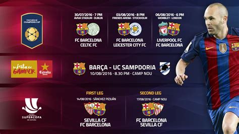 Barcelona Schedule