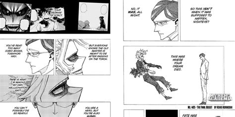 My Hero Academia All Might Prophecy Nighteye Fulfilled