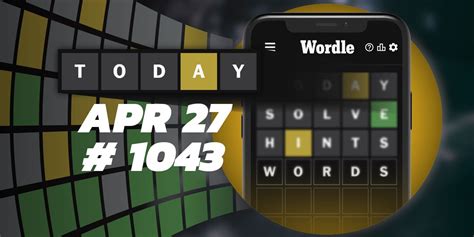 Todays Wordle Answer Hints 1043 April 27 2024