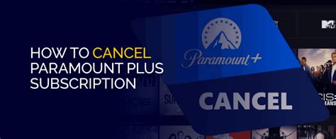 Cancel Paramount Plus Amazon How