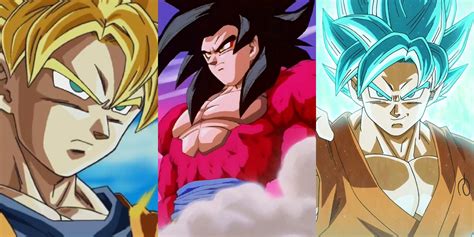 Goku Dragon Ball Most Powerful Transformations