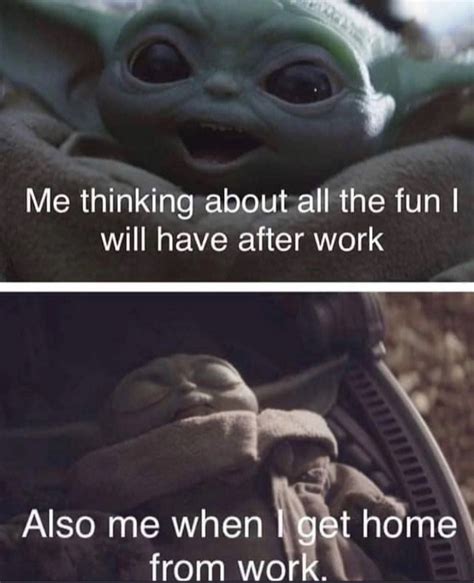 Hilarous Baby Yoda Memes About Work