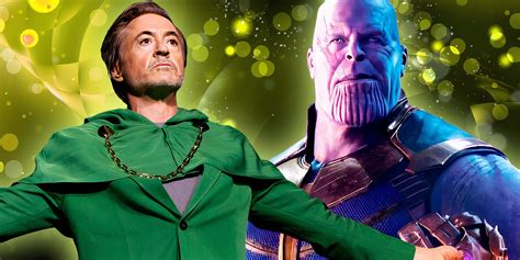 Avengers Doomsday Rdj Doctor Doom Pov Thanos Infinity War