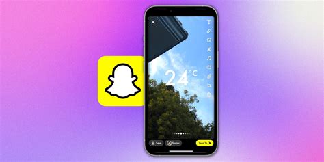 Snapchat Story Add Temperature Sticker How