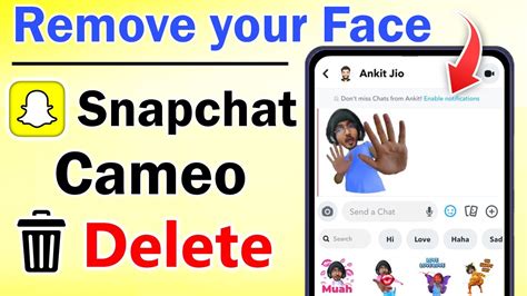 Snapchat Cameos Selfie Change Delete How