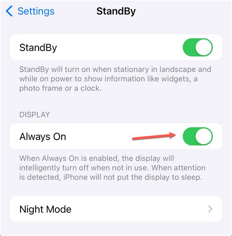 Iphone Standby Mode Enable Use How