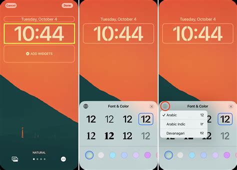 Iphone Lock Screen Change Clock Font How