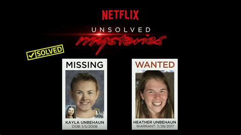 Netflix Unsolved Myseries Kayla Unbehaun Episode Found Alive