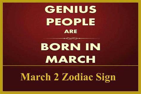 2 March Star Sign