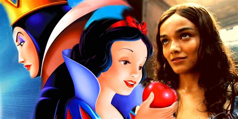 Snow White Characters Live Action Animation Comparison