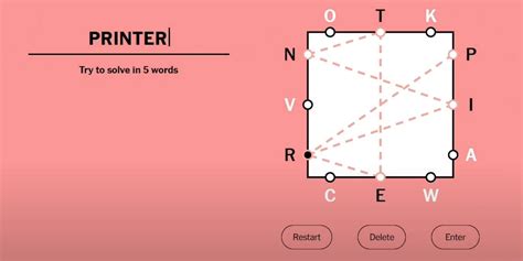 Nyt Letter Boxed Strategies Win Games Quickly