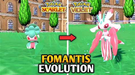 How To Evolve Fomantis Lurantis Pokemon Scarlet Violet