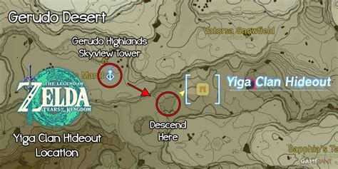 How To Find Yiga Clan Hideout Zelda Tears Kingdom