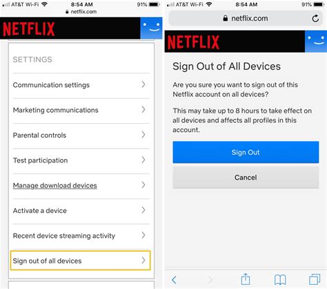 How To Sign Out Of Netflix All Devices