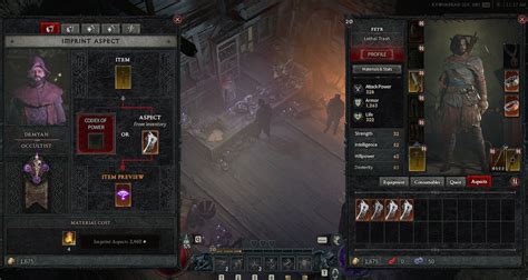 How To Unlock Use Aspects Diablo 4