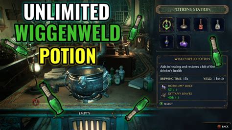 How To Get Craft Wiggenweld Potion Hogwarts Legacy