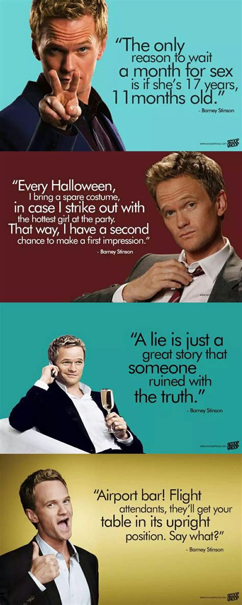 How I Met Your Mother Barney Stinson Character Quotes