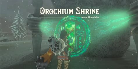 How To Solve Orochium Shrine Zelda Tears Kingdom Totk