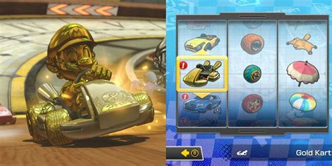 How To Get Gold Items Unlockables Mario Kart 8