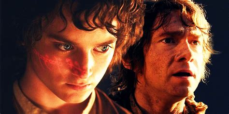 How Long Bilbo Journey Hobbit Frodo Lotr Comparison