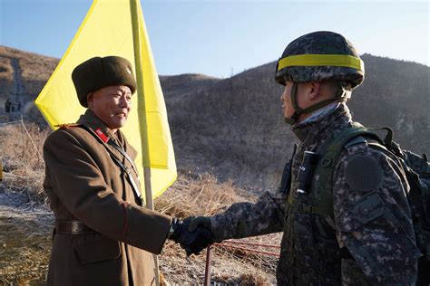 North Korean Soldiers Cross Border