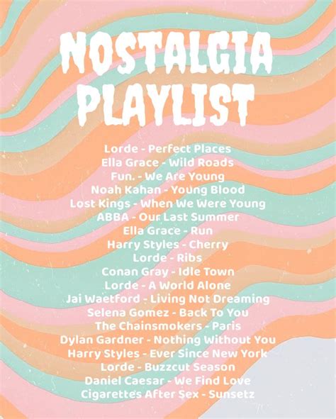 Nostalgic 2020 Songs List
