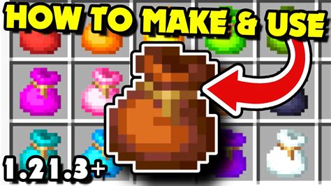 Minecraft How To Make Use Bundles