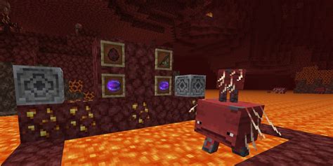 Minecraft Ride Strider Nether Update