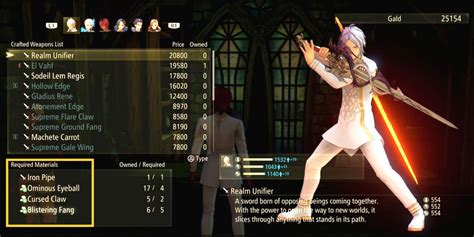 Tales Arise Blistering Fang Realm Unifier