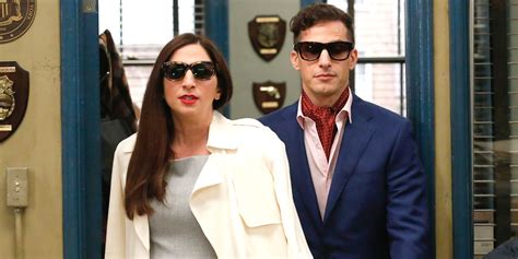 Brooklyn 99 Jake Gina Friendship Real Life Samberg Peretti