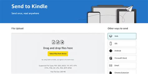 Send Books To Kindle How