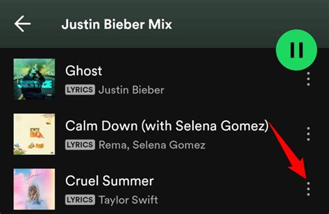Spotify Unhide Song How To