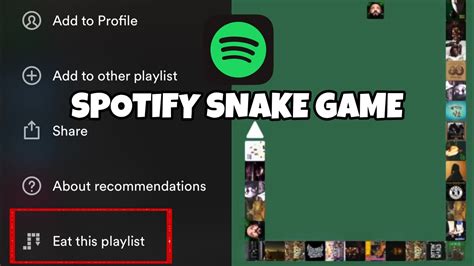 Spotify Eat This Playlist Snake Game Play