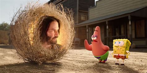 Spongebob Sponge Run Movie Keanu Reeves Cameo Explained