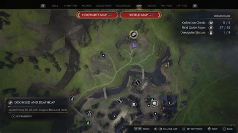 Where To Find Dogweed Deathcap Hogwarts Legacy