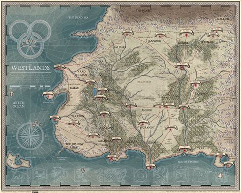 Wheel Of Time Map Locations Explained