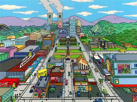 Where Simpsons Actually Live Springfield Real Life