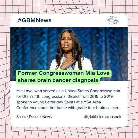 Mia Love Brain Cancer