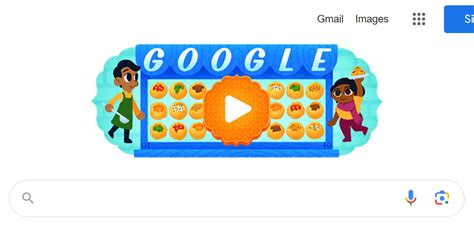 Google Doodle Pani Puri Game
