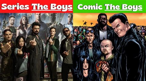 Boys Differences Between Comics Tv Show Amazon