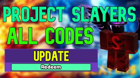 All Available Project Slayers Codes Roblox